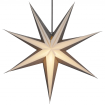 Foldable advent illuminated paper star, poinsettia 60 cm - Teva 3..