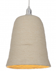 Paper hanging lampshade, ceiling lamp made of recycled cotton pap..