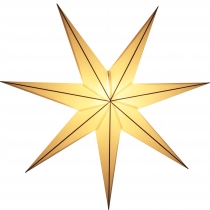 Foldable advent illuminated paper star, Christmas star 100 cm - Z..