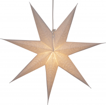 Foldable advent illuminated paper star, Christmas star 60 cm - Su..