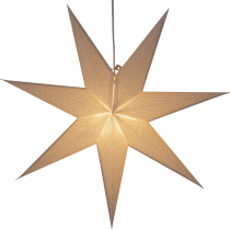 Foldable advent illuminated paper star, poinsettia 60 cm - Sidoni..