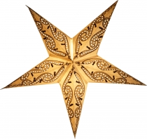 Foldable advent illuminated paper star, poinsettia 60 cm - Artemi..