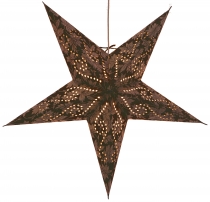 Foldable advent illuminated paper star, Christmas star 60 cm - Ca..