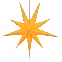 Foldable advent illuminated paper star, Christmas star 80 cm - Ly..