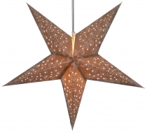 Foldable advent illuminated paper star, Christmas star 60 cm - Ta..