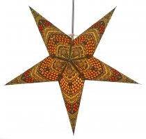 Foldable advent illuminated paper star, Christmas star 60 cm - Ho..