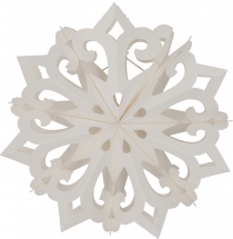 Snowflake design decorative object, lampshade - Alaska model