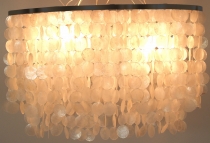 Ceiling lamp/ceiling light fixture, shell light fixture made of h..
