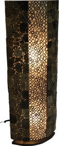 Floor lamp/floor lamp, handmade in Bali from natural material, lava stone, bamboo - Lava bamboo 100 cm